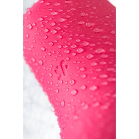 Vacuum-wave stimulator of the Satiffyer Magnetic Deep Pulse clitoris, 11 cm, silicone, pink color-10