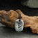 Amulet "Scandinavian runes", Runa Berkan, 21x29mm, metallic