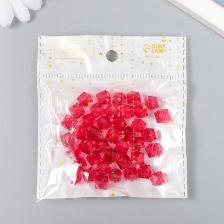 Busins ​​Plastic "Crystal Multicurler. Burgundy" Transparent set of 20 g 1x1x1 cm-2