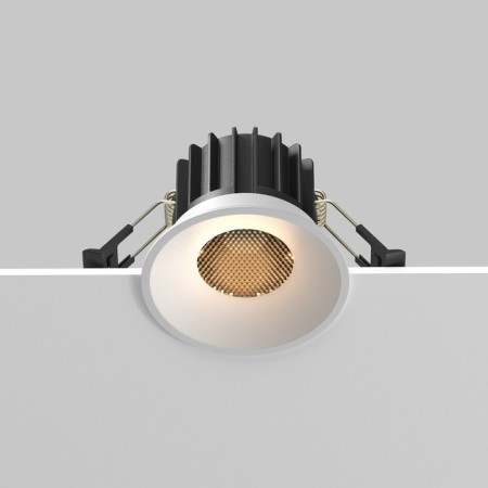 Built-in lamp Technical DL058-12W3K-W ROUND, 80x80x60 mm, LED, 12W, 920LM, 3000K, white color-5