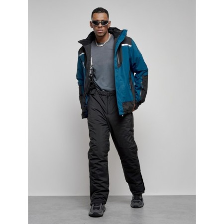 Ski costume men's winter, size 48, blue color-15