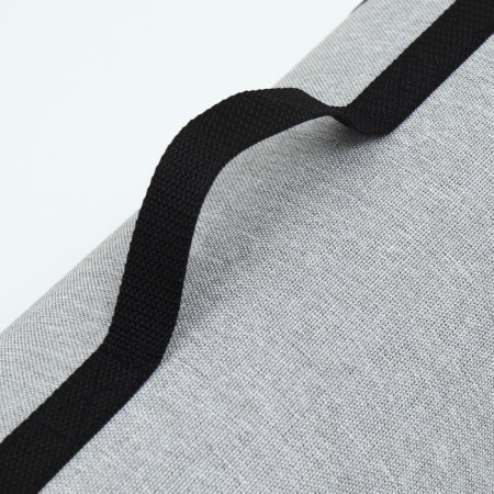 Bag - Animal Carriage "Carpetbegger", 36.5 x 22 x 22 cm, gray-5