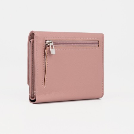 Women's wallet on magnets, powder color-1