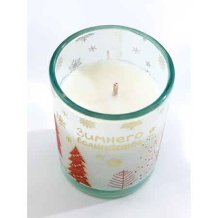 Set of candles "Winter Magic", the aromas of vanilla and berries 5x6x5 cm-5