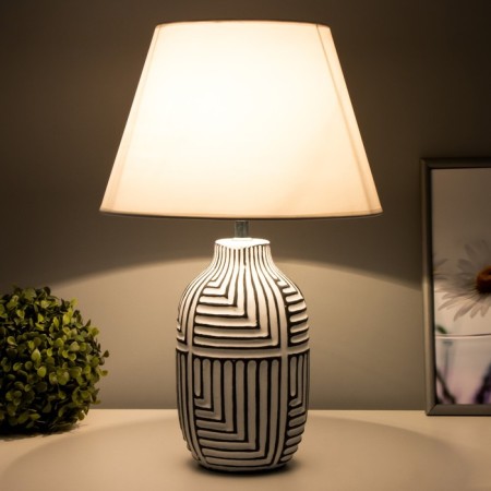 Table lamp 16311/1GR E27 40W gray 27x27x44 cm Risalux-2