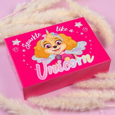 Gift box, folding "Unicorn" 21x15x5 cm, puppy patrol-2
