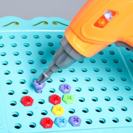 Screw designer with a drill, fixing, with backlight, 200 parts-3