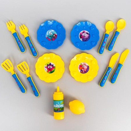 Game set of children's dishes "Fun Kitchen", Smeshariki-2