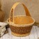 Conductive "Pattern basket", 17 × 20 cm, birch bark