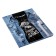 School diary for grades 1-11, "jeans", solid cover, holographic foil, glossy lamination, an offset block 65g/m2, universal cheat sheet, 48 sheets