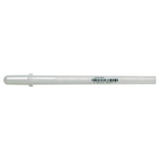 Gel pen for decorative work Sakura 3D Glaze (circuit) 1.5, translucent-white