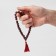 Parsing wooden "Orthodox" 31 beads with a brush, cherry color