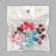 Beads for creativity plastic "Three flowers" mix set 20 g 1.9x1.9x0.9 cm
