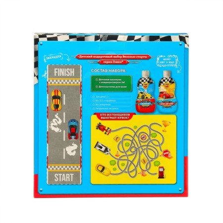 Gift set Fun starts: a shampoo with air conditioning, 250 ml + bath foam, 250 ml-4