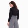 Female jumper, black color, size 46