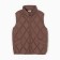 Women's vest at the lightning collorista, coffee color, river 42