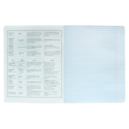 A notebook “Bright details”, 48 sheets in the “English language” cage, covered cardboard, selective twin-lak, UV-lak, OFSET block-2
