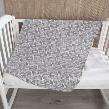 Fleet blanket "Shells", size 100x118 cm-4