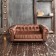 Sulperion OSCAR, 95x61x34 cm, furniture fabric, size M, brown