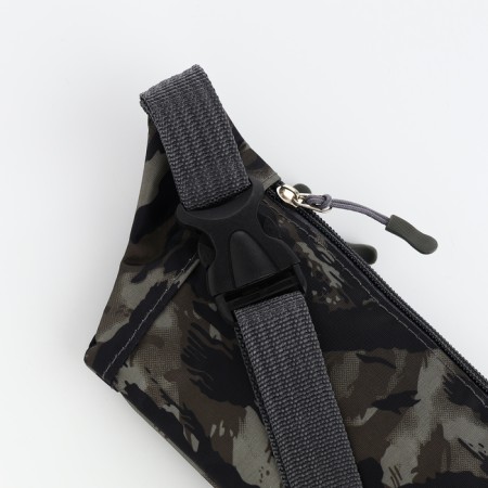 Waist bag 30*1.5*10 cm, lightning department, 2 n/pocket, black-4
