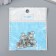 Decor hat for beads Metal "Flower of drops" silver G030B892 set 30 pcs 0.8x0.8 cm