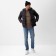 Men's jacket on lightning collorista color black, rr 48