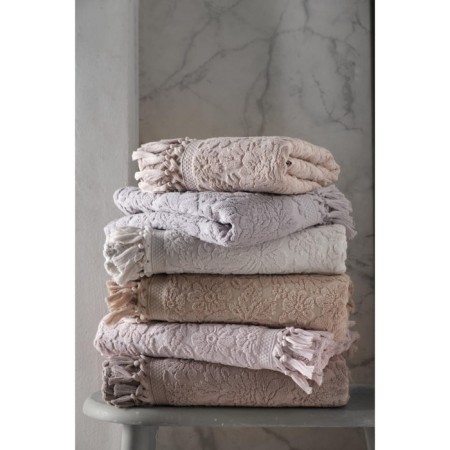 Tainted tange Arya Home Barry, 300 g, size 70x140 cm, beige color-1
