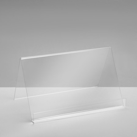 Tablet stand, 25 × 14 × 10 cm, 2 mm plexiglass, in a protective film-1