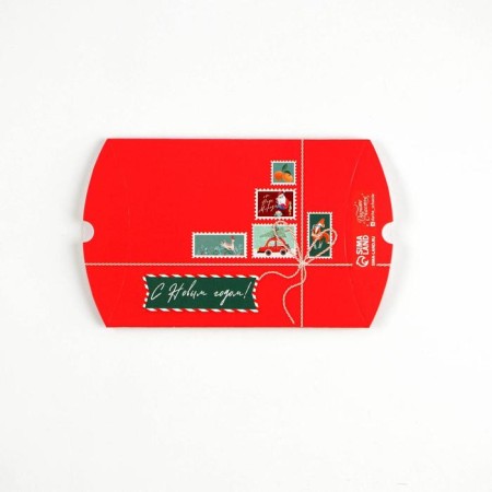 Figure team “Parcel”, 11 x 8 x 2 cm, new year-2