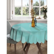 The tablecloth on the table “The facets of abstraction”, round, Saten, d = 150 cm
