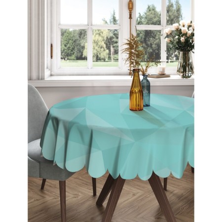The tablecloth on the table “The facets of abstraction”, round, Saten, d = 150 cm