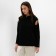 Jumper (longshit) with open shoulders of the river. 44 black