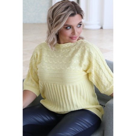 Female jumper, size 62, yellow color-5