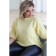 Female jumper, size 62, yellow color