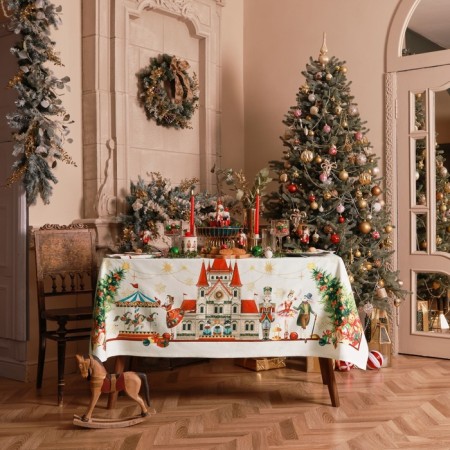 Set of Ethel "The Nutcracker": a tablecloth 150x220 cm, with VGMO, Salf. 40x40 cm - 12 pcs-4