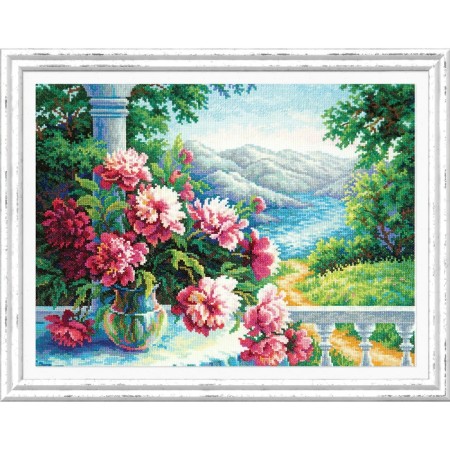 Cross embroidery "Leaning aroma"
