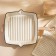 Sleep pan -cast iron with a drain SL Home, D = 26 cm, h = 4.5 cm, enameled coating