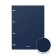 Notebook on A4 rings, 80 sheets in the Erichkrause "Classic", a plastic cover, an offset unit, whiteness is 100%, mix