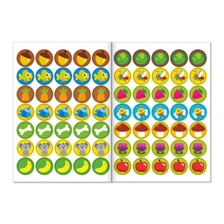 Kruzhoki stickers Set "Introduce animals", 3 pcs. 16 p.-7