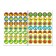 Kruzhoki stickers Set "Introduce animals", 3 pcs. 16 p.
