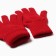 Female gloves, red color, size 18
