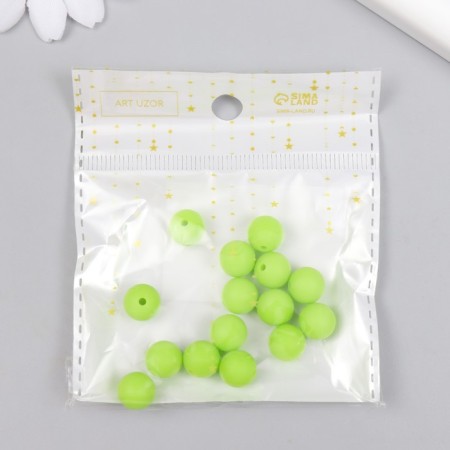 Busina silicone "round" fluorescent-green d = 0.9 cm-2