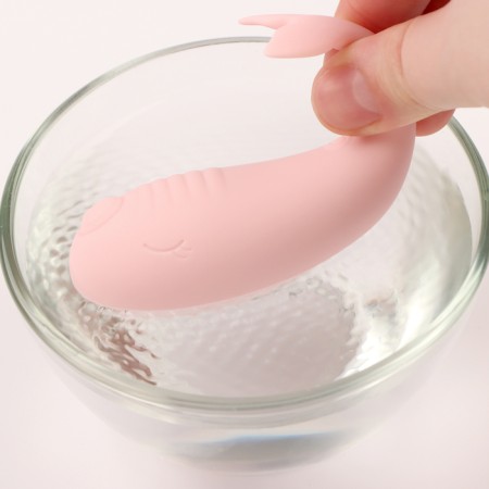Vibroyaite with clitoral stimulation, G Spot, ZU USB, App control, Soft silicone, pink 106193-5