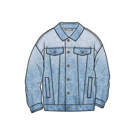 Denim jacket for a boy PlayTode, height 152 cm-6