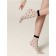 Women's socks with a pattern "Hearts" Conte Elegant Fantasy, size 23-25, Panna color
