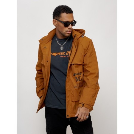 Sports male jacket, size 52, mustard color-10