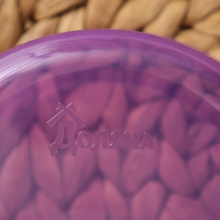 Container Round shares, food, 500 ml, lilac color-4