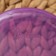 Container Round shares, food, 500 ml, lilac color