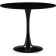 Wooden Tulip table, black 90x90x73.5 cm