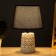 Label table lamp E14 40W Black and White 19x19x30 cm Risalux